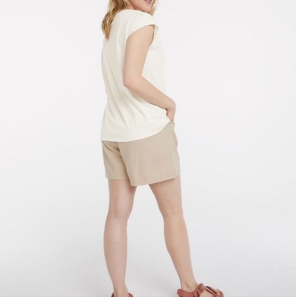 Women's Printed Extended Cap Sleeve - Picture 8 of 8